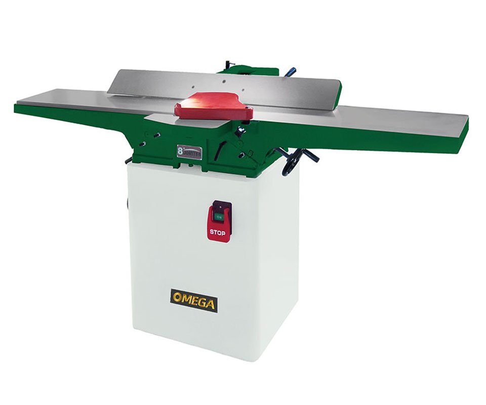 8 in Woodworking Jointer Planer With Cabinet Stand