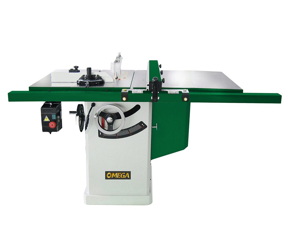 10 in Woodworking Sliding Table Saws with Guide Rail