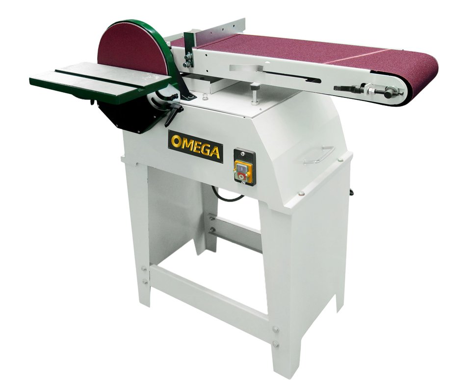 8x10" Belt and Disc Sander with Open Stand