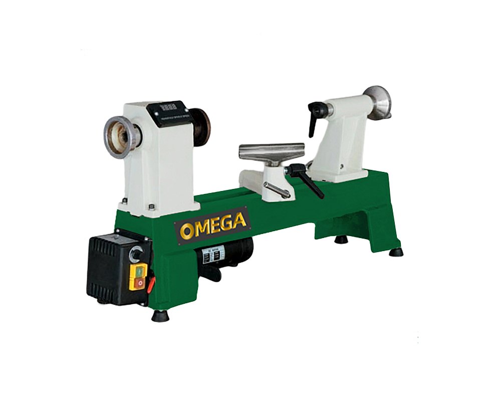 ELECTRONIC VARIABLE SPEED 12X18" WOOD LATHE 750W  WITH SPEED DIGITAL SCREEN