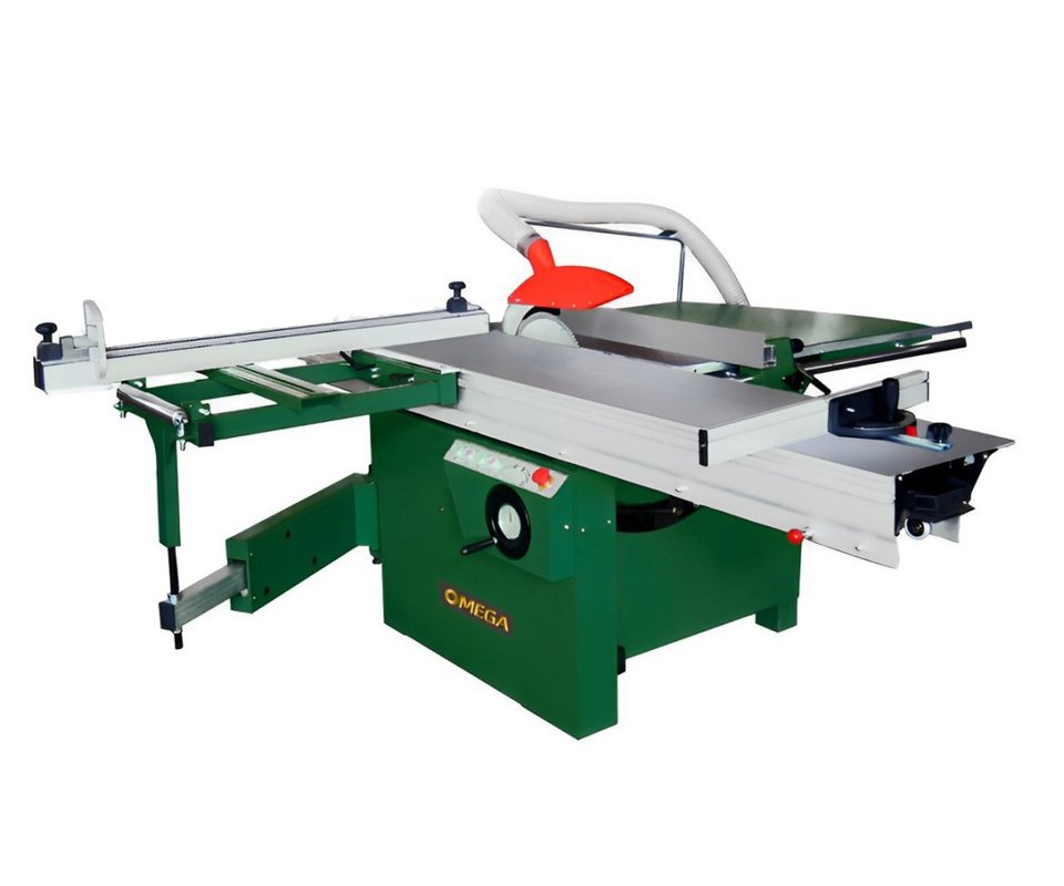12 In Panel Saw with Scoring, Sliding Table Dust Collector