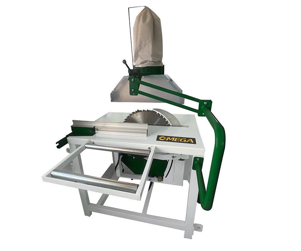 Fixed Table Circular Saw with Dust Collector